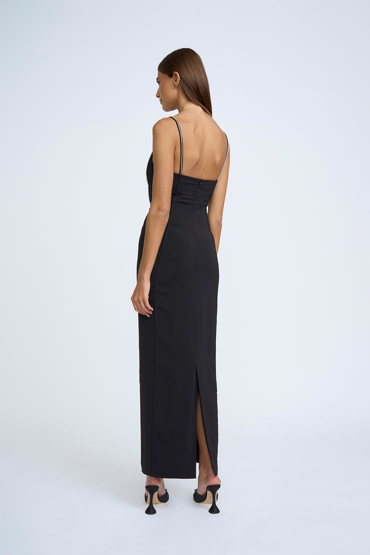 Femmina Diamond Pipe Dress - Black Diamond