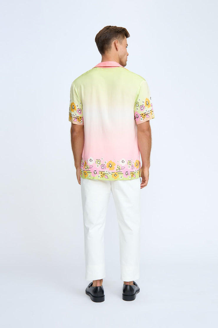 Golden Floral Sun Shirt - Multi Floral