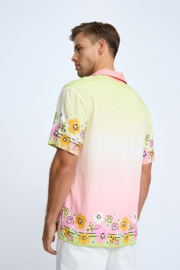 Golden Floral Sun Shirt | Final Sale - Multi Floral