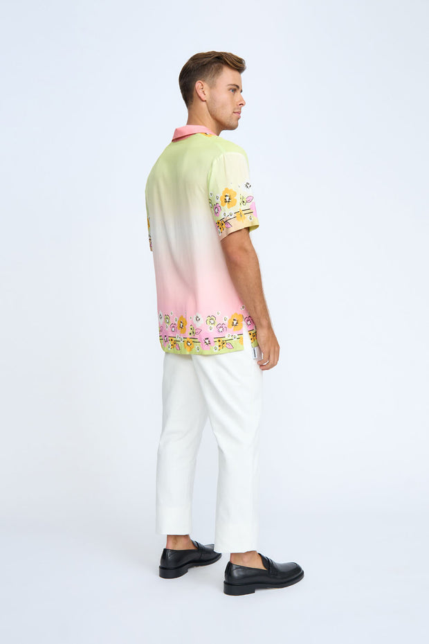Golden Floral Sun Shirt | Final Sale - Multi Floral