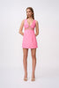 Grazia Ring Trim Mini Dress | Final Sale - Pink