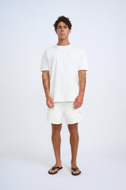 Heart Back Tee - Ivory Orange