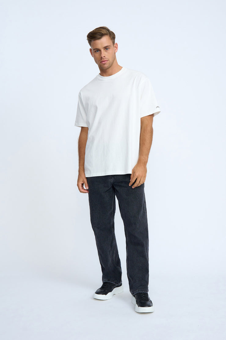Heart Back Tee - White