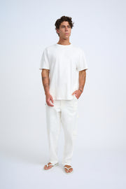 Heart Back Tee - Ivory Lime
