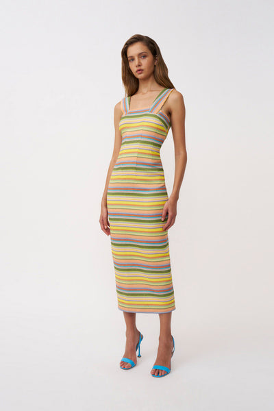 Isabella Weave Dress - Multi Colour