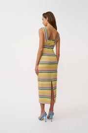 Isabella Weave Dress - Multi Colour