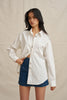 Jewel Button Shirt - Ivory