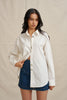 Jewel Button Shirt - Ivory