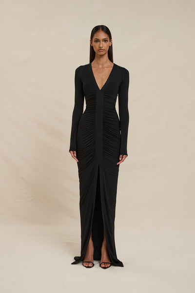 Jillian Jersey Dress - Black