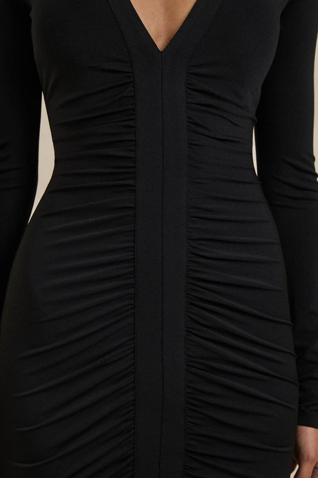 Jillian Jersey Dress - Black