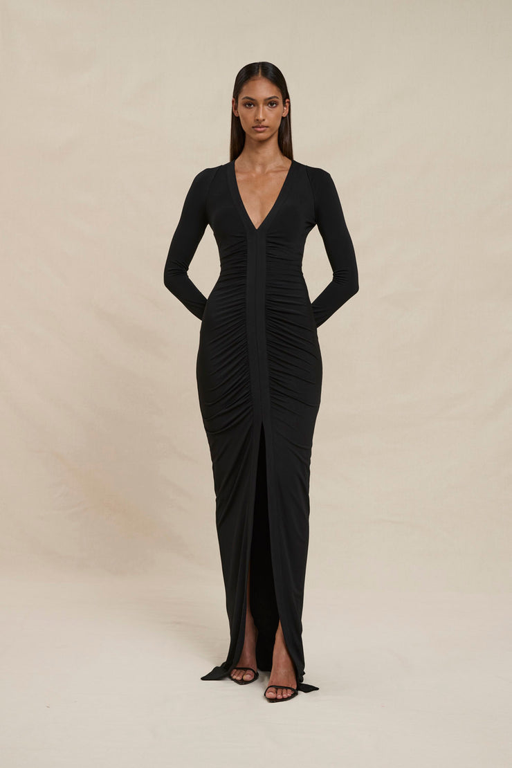 Jillian Jersey Dress - Black