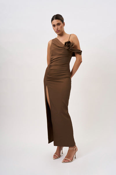 Juliet Ankle Dress - Chocolate