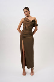 Juliet Ankle Dress - Chocolate