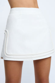 Kaia Shift Mini Skirt | Final Sale - Ivory
