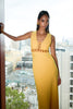 Leandra Link Ankle Dress - Mustard