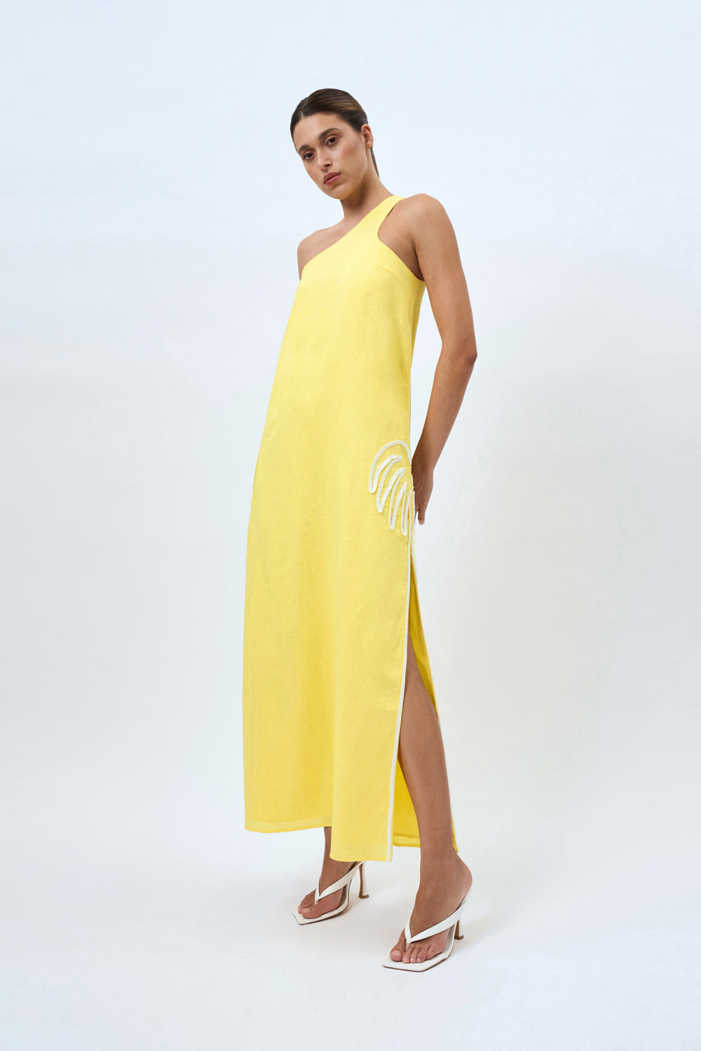 Lemonade Palms One Shoulder Sun Dress | Final Sale - Lemonade – BY JOHNNY.