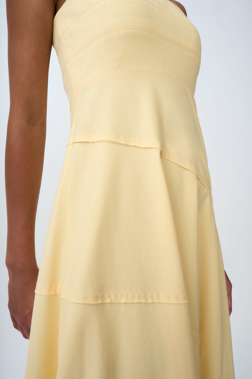 Lemon Drop Strapless Dress | Final Sale