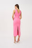 Lina Loop Midi Dress - Pink