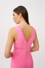Lina Loop Midi Dress - Pink