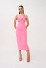Lina Loop Midi Dress - Pink
