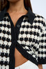 Lorenzo Stripe Knit Shirt - Black White