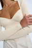 Loretta Shape Knit Top | Final Sale - Sand