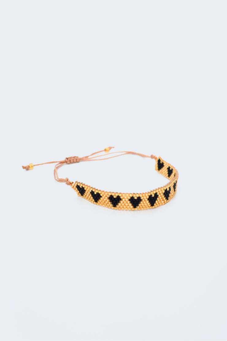 Johnny Love Band Bracelet - Black Gold