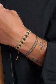Johnny Love Band Bracelet - Black Gold