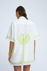 Love Palm Sun Shirt - Ivory Green