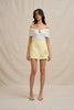 Luelle Off Shoulder Knit Top - Ivory