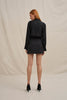 Margot Mini Shirt Dress - Black