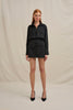 Margot Mini Shirt Dress - Black