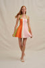 Melon Knit Dress - Green Pink Red Multi