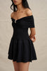 Midnight Knit Mini Dress - Black