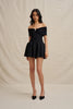 Midnight Knit Mini Dress - Black