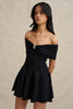 Midnight Knit Mini Dress - Black