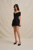 Midnight Knit Mini Dress - Black