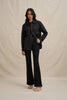 The Midnight Pocket Shacket - Ivory Black