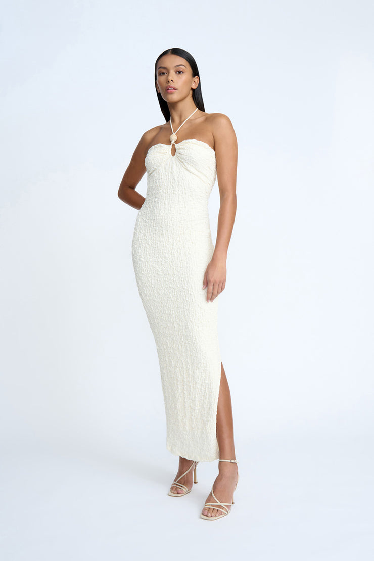 Mila Halter Dress - Ivory