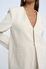 Milano V Neck Blazer - Créme