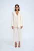 Milano V Neck Blazer - Créme