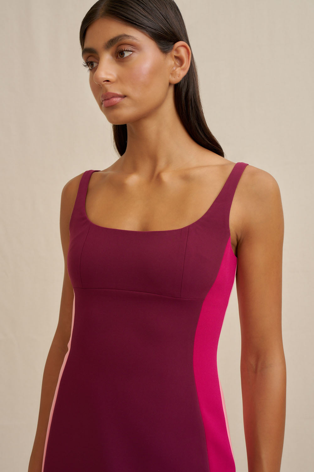 Nadia Block Mini Dress – BY JOHNNY.