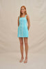 Oasis Shift Mini Dress - Aqua