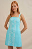Oasis Shift Mini Dress - Aqua