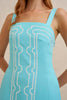 Oasis Shift Mini Dress - Aqua