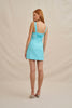 Oasis Shift Mini Dress - Aqua