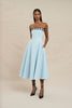 Oceana Strapless Dress - Black Blue