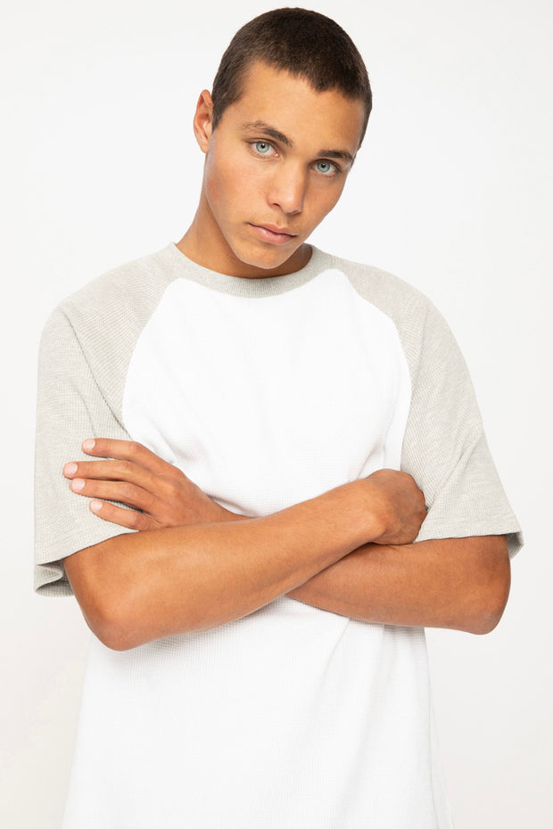 Oversize Raglan Tee | Final Sale - Ivory Grey