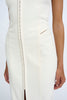 Palmona Panel Midi Dress - Créme