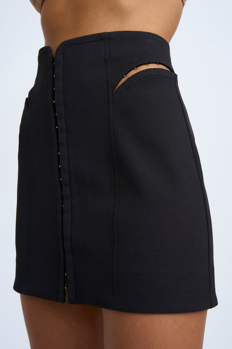 Paloma Panel Mini Skirt | Final Sale - Black